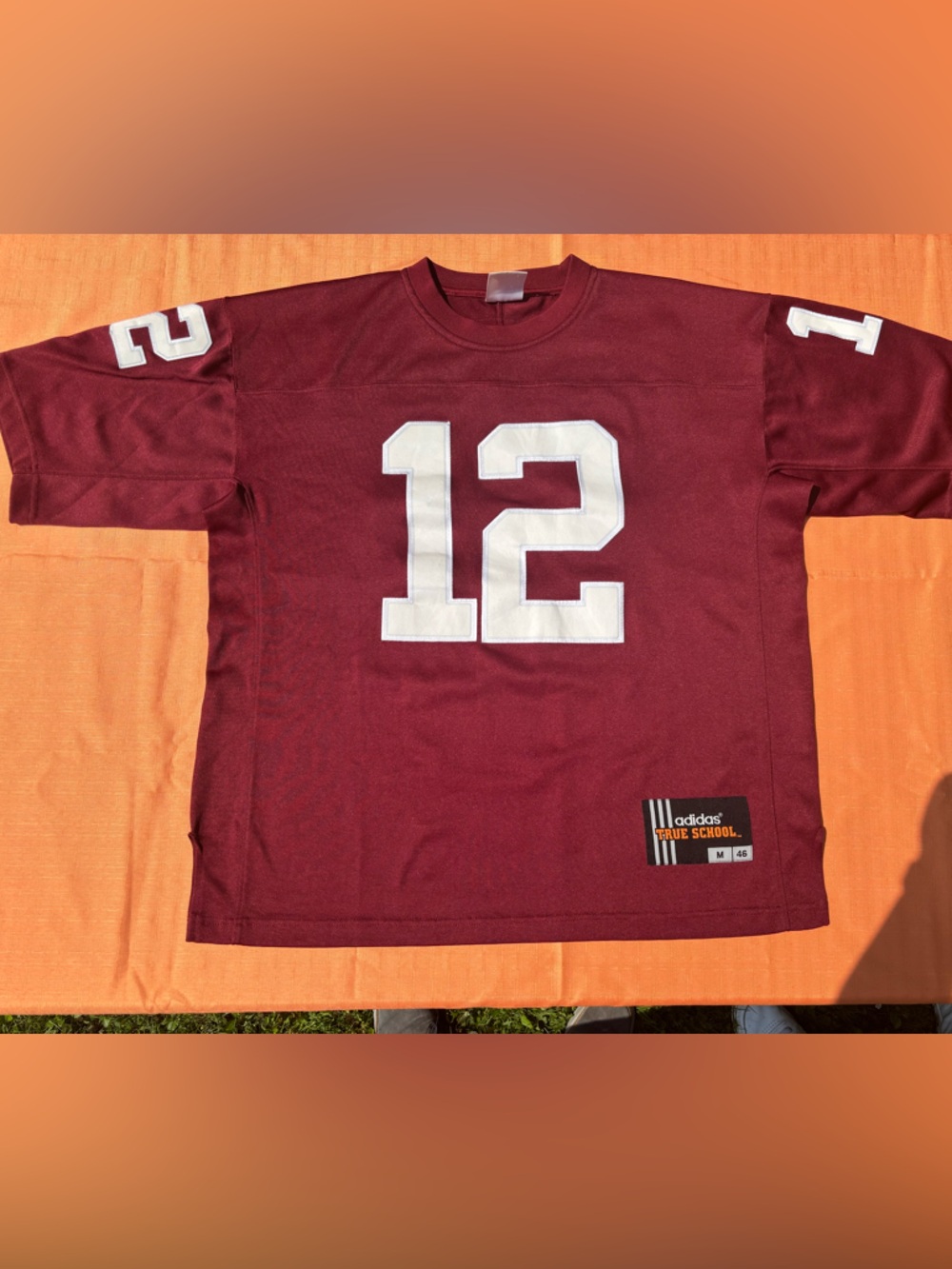 Adidas Maroon Alabama Joe Namath #12 Football Jersey